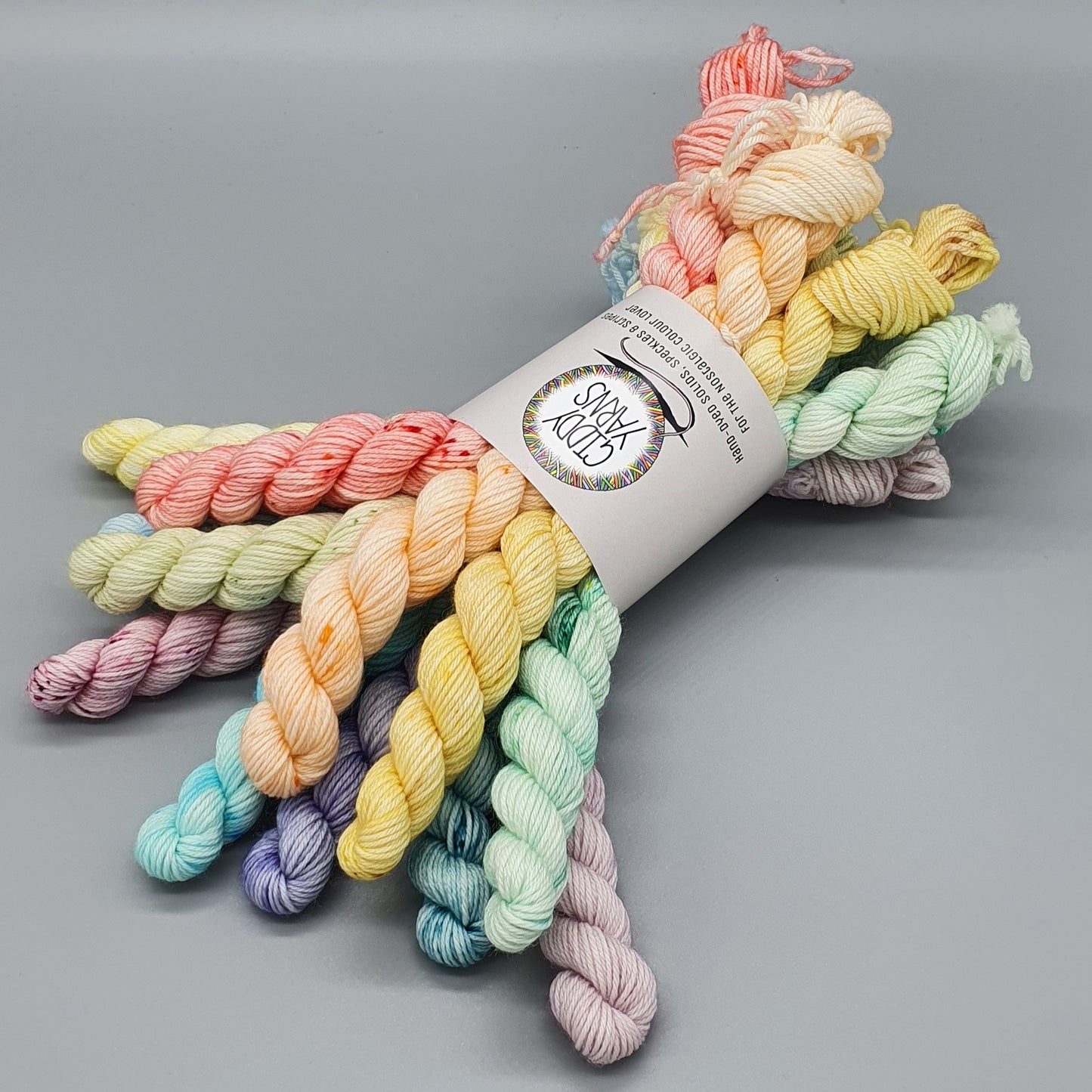 Pastel Rainbow Mini Skein Set